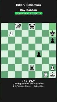 NAKAMURA DETONATES — Nakamura vs Robson #Shorts