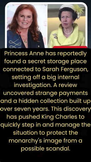 Princess Anne Uncovers Sarah Ferguson’s Secret Storage Unit — Shocking Details Emerge!