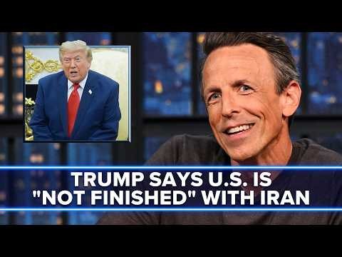 Trump Says U.S. Is "Not Finished" with Iran War
