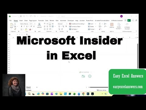 How to access Microsoft Insider in Excel to access pre-release software version