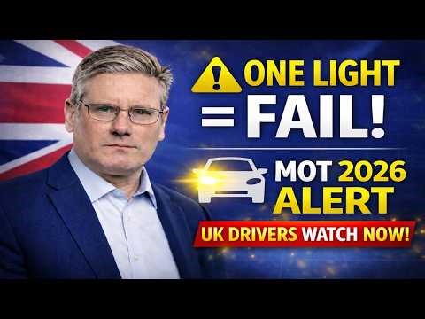 🚨 Seniors ALERT: ONE Car Light = Instant MOT FAIL in 2026!