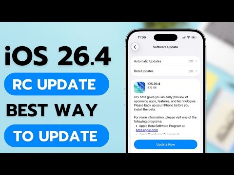Prepare Your iPhone Before Update iOS 26.4 RC | Best Way To Update RC Version In iPhone |