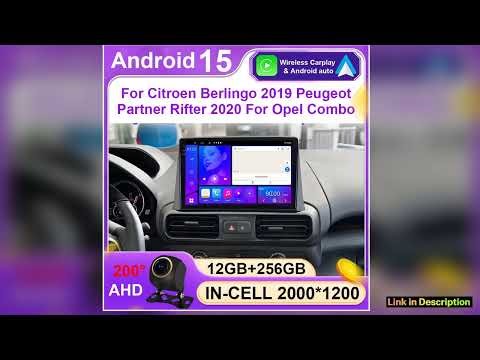 Car Radio Carplay For Citroen Berlingo 2019 Peugeot Partner Rifter 2020 For Opel Combo Navigation G