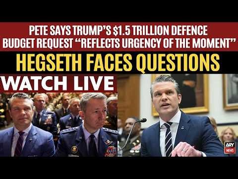 🔴 LIVE | US Secretary of Defence, Chairman of Joint Chiefs of Staff hold a briefing | ARY News Live