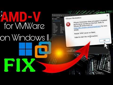 Fixed VMware VT-x / AMD-V on Windows 11 | Step by Step Fix That Actually Works in 2026