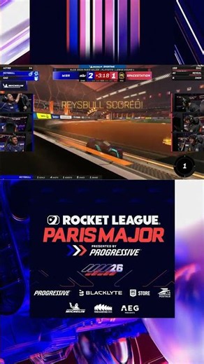 Air dribble setup from SAD, REYSBULL finishes the OT WIN #rlcs2026 #Paris #major
