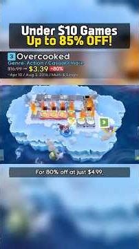 Steam Sale: Under $10! You CAN'T Miss | Up to 85% OFF