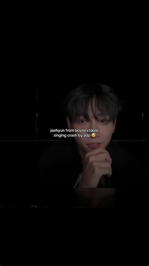 Jaehyun singing Crash by ADP — BoyNextDoor crossover