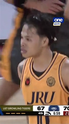 Lawrence Mangubat DRILLS TRIPLE TO PUT JRU BACK ON TOP 😎 vs UST | 2026 NSAC World Invitational