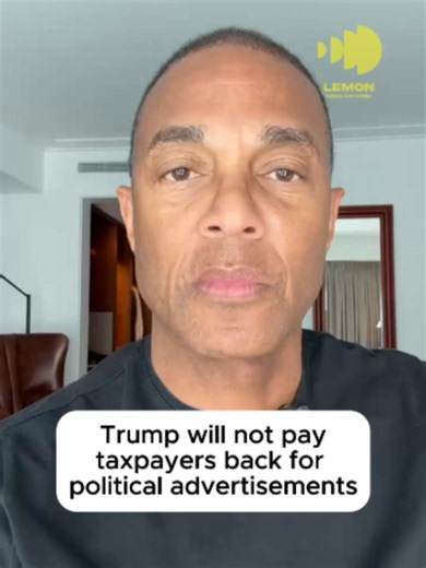 After criticism from BOTH Democrats and Republicans, Trump now says future ads will be paid for by his political operation, MAGA Inc.