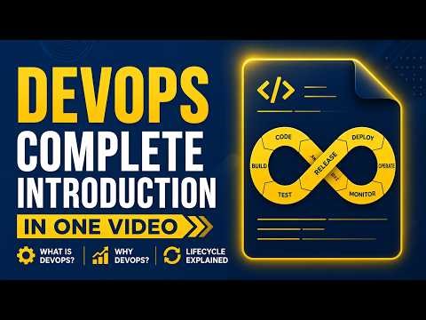 ∞ | DevOps Complete Intro in One Video. What is DevOps, Why devops. DevOps Lifecycle Explained.