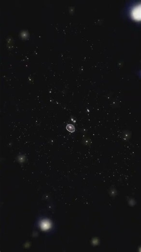 Zooming 500 Million Light Years to the Cartwheel Galaxy 🤯