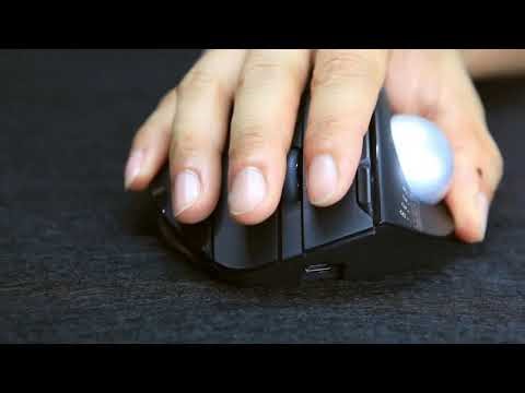 Lefon F33/F26C/F35B Trackball Mouse/ Bluetooth Ergonomic Mouse 2.4G