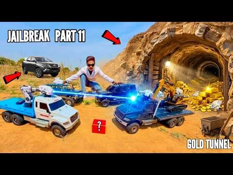 RC Police JailBreak Part 11 Robbers Got New Cars for treasure Hunt – Chatpat toy tv