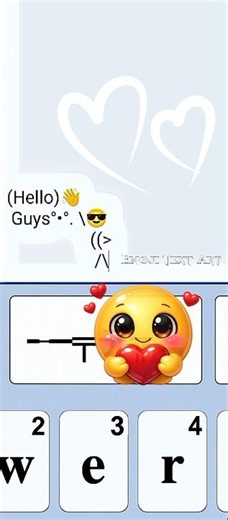 Try this out #emoji text art