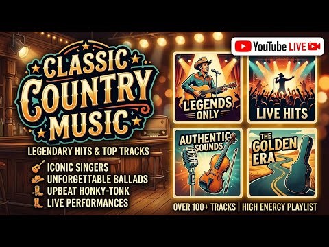 Hank Williams, Patsy Cline, Johnny Cash, Merle Haggard Classic Country Songs Of All Time