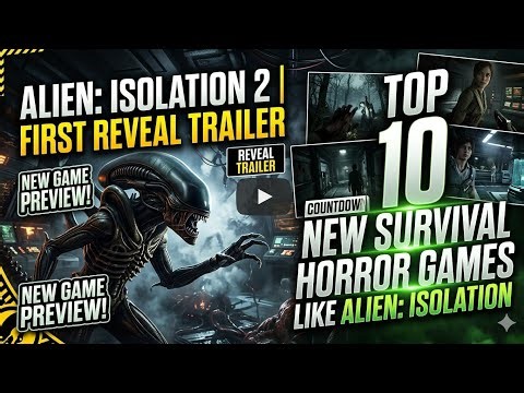 Alien: Isolation 2 FIRST REVEAL TRAILER | Top 10 New SURVIVAL Horror Games Like Alien: Isolation