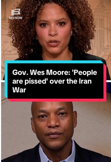 Maryland Governor Wes Moore says people are ‘pissed’ over the Iran War, as new reports emerge of a possible escalation of violence after the midterms. The war and the energy crisis have caused prices for almost all products to skyrocket, with the price of gas above four dollars a gallon nationwide. #wesmoore #maryland #iran