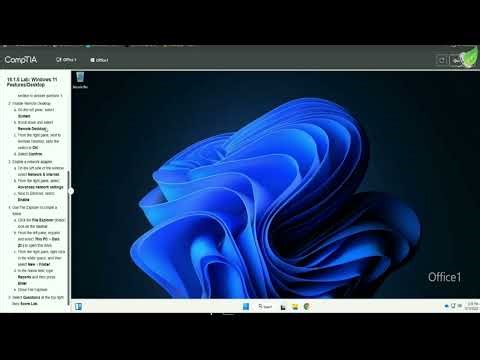16.1.6 Lab Windows 11 Features Desktop CompTIA Testout