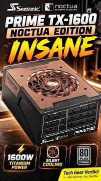 Seasonic PRIME TX 1600 Noctua Edition Review 2026 – Best Silent PSU!