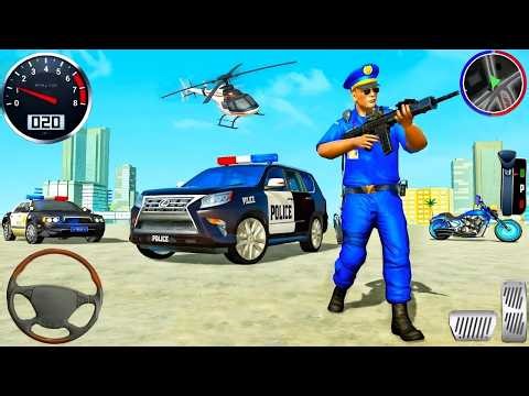 Police Car Chase Simulator 3D Game - Real Cop Cars Driving Simulator 2025 - Android GamePlay