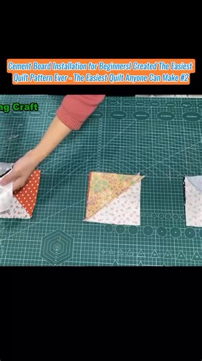 Lynn L. Thompson on Instagram: "I Created The Easiest Quilt Pattern Ever The Easiest - Part 2 Credit : quanperezzsec4c❤️ #sewing #patchwork #quilt"