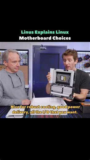 Linus Explains Linux Motherboard Choices #shorts #linux #hardware #programming