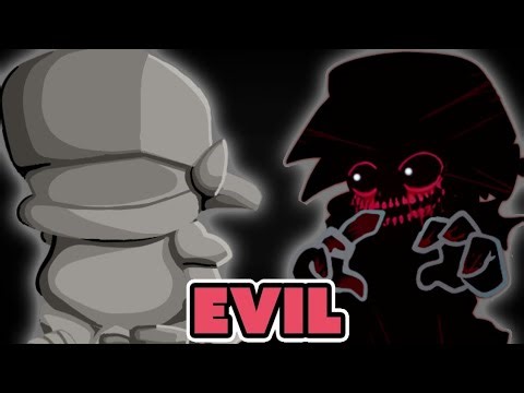 FNF Corruption | Evil Boyfriend vs Blankfriend!