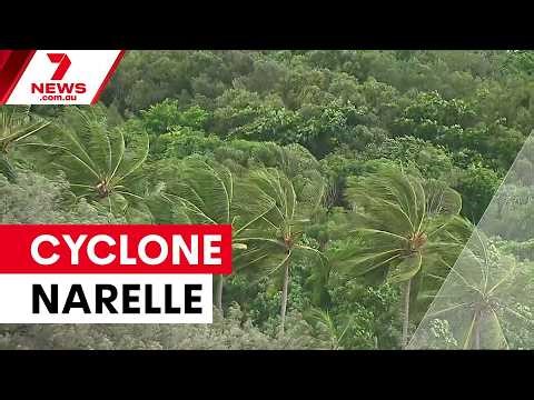 Cyclone Narelle intensifies to category 5 | 7NEWS