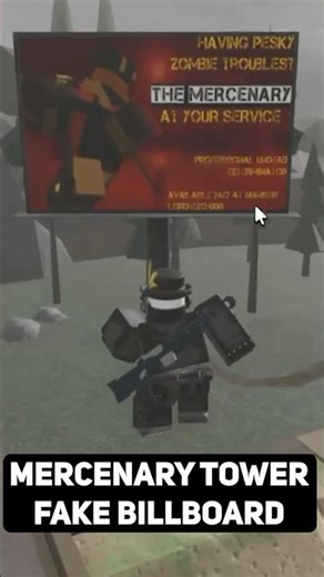Why Mercenary Tower is FAKE #tds #roblox #gaming #towerdefense #towerdefensesimulator