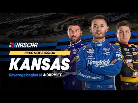 LIVE NASCAR CUP SERIES PRACTICE | Kansas | Prime Video