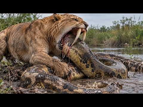 WILD PLEISTOCENE | How One Cat Killed Prey 10x Its Size | Wildlife Documentary