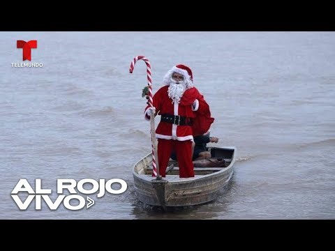 Acompaña el viaje de Papá Noel alrededor del mundo | Al Rojo Vivo | Telemundo