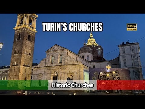 Turin Italy- Must-See Churches: Basilica di Maria Ausiliatrice & Cathedral of Turin Tour I Turin 🇮🇹