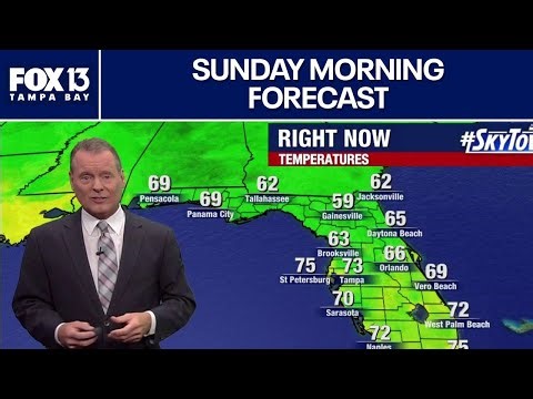 Tampa weather | Sunday morning forecast