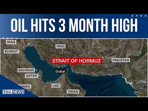 Oil hits 3-month high as Strait of Hormuz talks are postponed