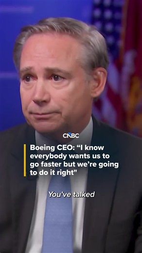 Boeing CEO: 'I know everybody wants us to go faster but we're going to do it right'