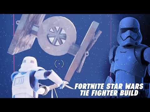 I Built a STAR WARS TIE FIGHTER in Fortnite Creative (Full Tutorial)