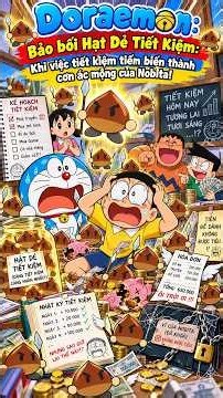 Doraemon: Bảo bối Hạt Dẻ Tiết Kiệm Khi việc tiết kiệm tiền biến thành cơn ác mộng của Nobita!
