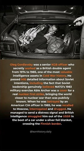 A KGB Colonel Spied for Britain for 11 Years — And Was Smuggled Out in a Car Boot