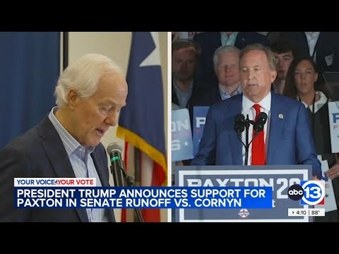 Could Trumps endorsement of AG Ken Paxton impact the Texas Senate runoff