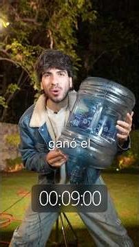 Vacié 100 litros de agua en 5 segundos.