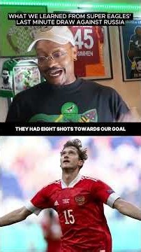 WHAT WE LEARNED FROM NIGERIA v RUSSIA #shorts