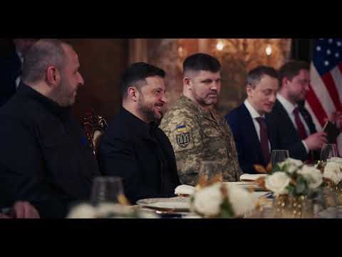 "Our meeting was excellent... we have made a lot of progress on ending that war." – President Trump