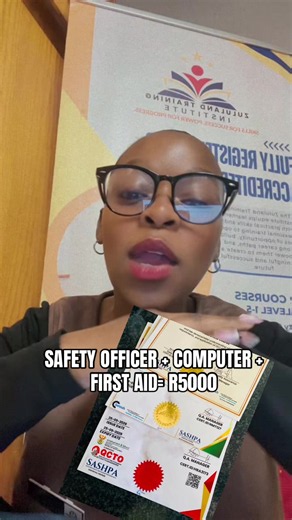 Safety Officer Course Computer First Aid for R5000