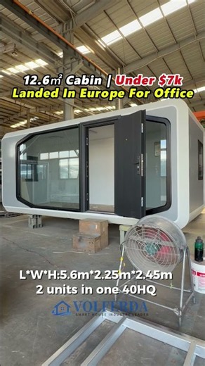 Low-cost way to start your Airbnb or office project #volferda #tinyhouse #prefabhouse #tinyhome