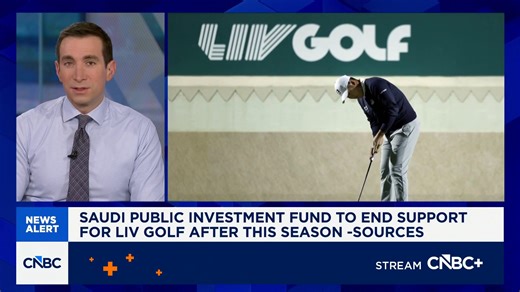 Saudi Public Investment Fund to end support for LIV Golf after this season: Sources