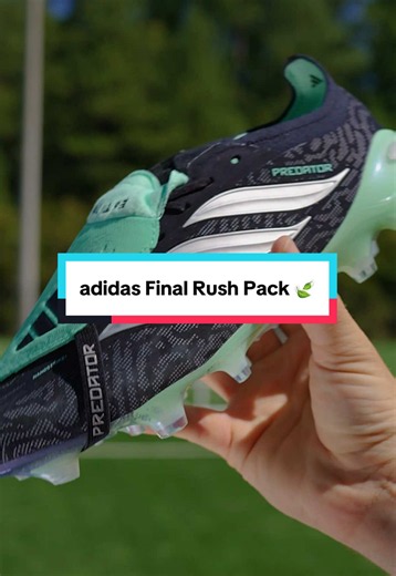 Adidas Final Rush Pack soccer cleats — fresh green color overview