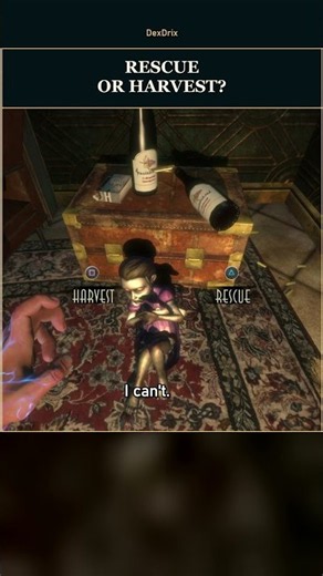 Title BioShock Made Me Choose… Save or Harvest the Little Sister? #bioshock1 #gaming