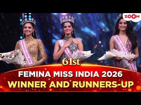 61st Femina Miss India 2026 Winner And Runners-Up, Complete RESULTS and Big MOMENTS